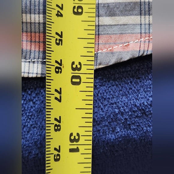 DC Plaid Red‎ White Black Men's XL Long Sleeve Button-up Shirt - Picture 5 of 8